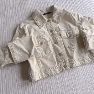 Cream Jean Jacket